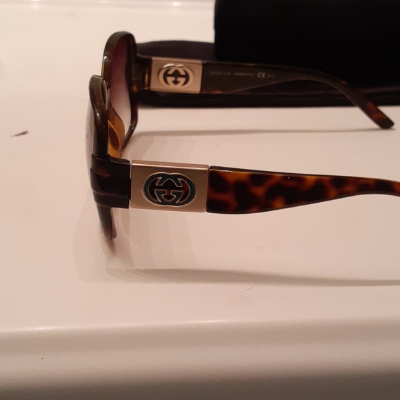 Gucci Tortoise Shell Sunglasses GG-3170-S-791/JS - Picture 4 of 6